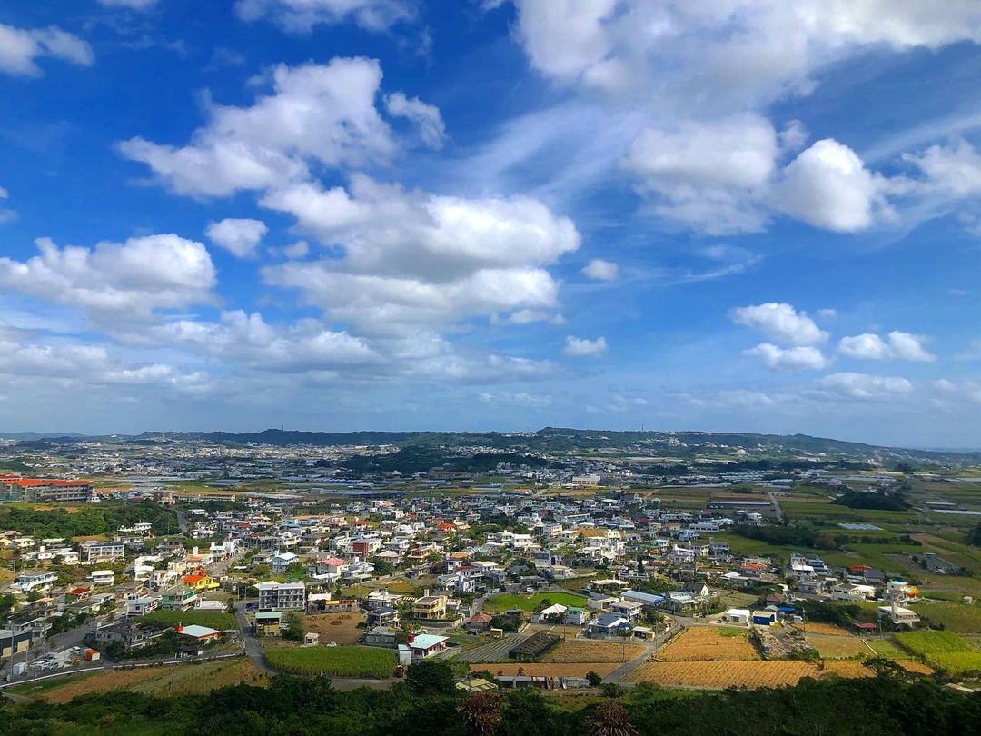 沖縄県八重瀬町の風景